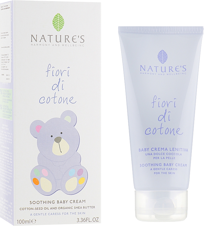 Wygładzający krem dla dzieci - Nature's Fiori di Cotone Soothing Baby Cream