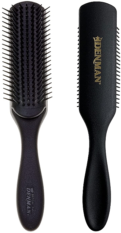 Szczotka do włosów D3M, czarna	 - Denman Classic Medium 7 Row Styling Brush — Zdjęcie N1