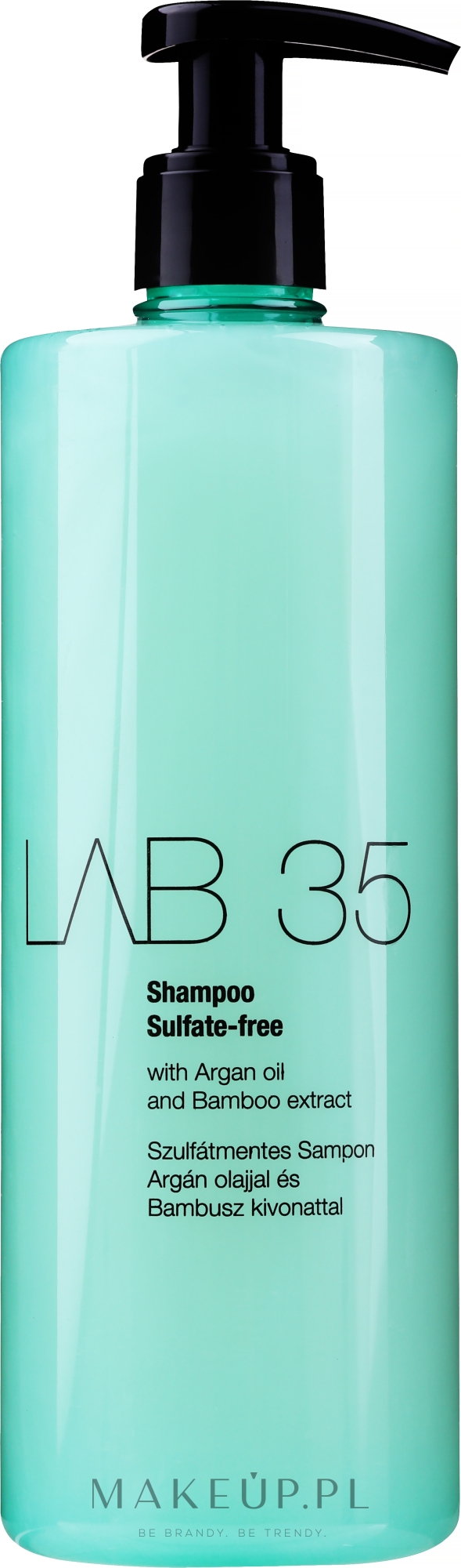 Szampon bezsiarczanowy z olejem arganowym i bambusem - Kallos Cosmetics Lab 35 Shampoo Sulfate-Free — Zdjęcie 500 ml