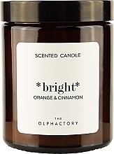 Świeca zapachowa w słoiku Pomarańcza i cynamon - Ambientair The Olphactory Bright Orange & Cinnamon Scented Candle — Zdjęcie N2