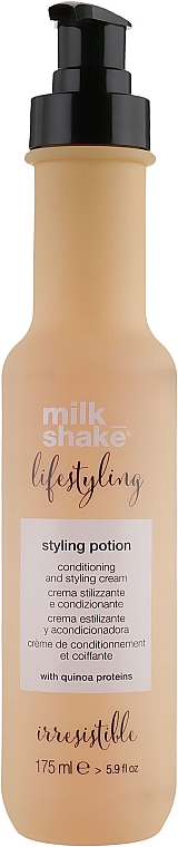 Odżywiający krem stylizujący do włosów - Milk Shake Lifestyling Styling Potion — Zdjęcie N1