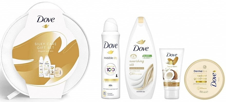 Zestaw, 5 produktów - Dove Vanity Silky Care Set — Zdjęcie N2