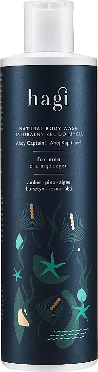 Naturalny żel do mycia dla mężczyzn Ahoj kapitanie! - Hagi Ahoy Captain Natural Body Wash — Zdjęcie N1