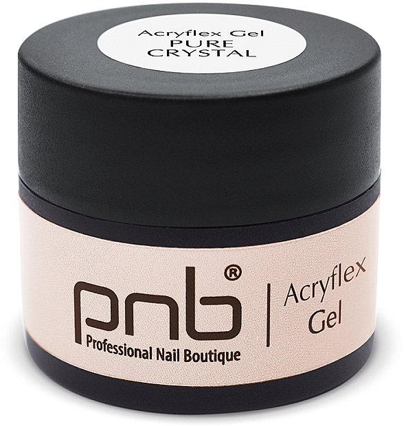 	Żel budujący do paznokci - PNB Acryflex Gel Pure Crystal — Zdjęcie N1