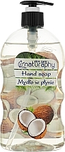 Mydło w płynie do rąk Kokos i aloes - Naturaphy Hand Soap — Zdjęcie N1