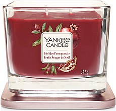 Świeca zapachowa w szkle - Yankee Candle Elevation Holiday Pomegranate — Zdjęcie N1