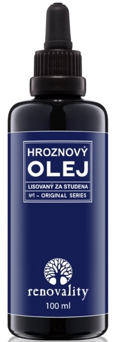 Olej winogronowy do twarzy i ciała - Renovality Original Series Grape Oil — Zdjęcie N1