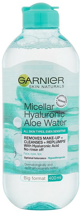 Odświeżająco-nawilżający płyn micelarny do oczyszczania twarzy i demakijażu - Garnier Skin Naturals — Zdjęcie N1