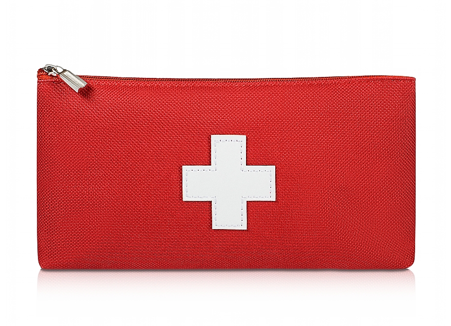 Apteczka pierwszej pomocy, czerwona, 19x10x2 cm - MAKEUP First Aid Kit Bag S