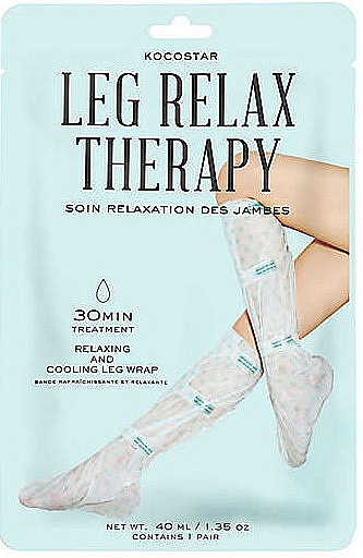 Relaksująca maska do stóp - Kocostar Leg Relax Therapy Treatment — Zdjęcie N1