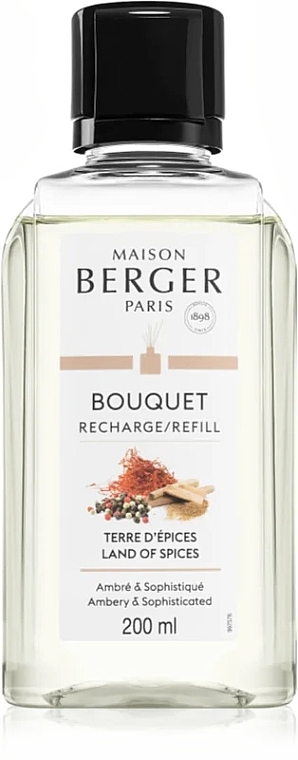 Wkład do dyfuzora zapachowego - Maison Berger Land Of Spices Reed Diffuser Refill — Zdjęcie N1