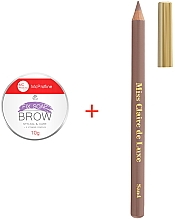 Kup Zestaw do pielęgnacji brwi - Miss Claire (eyebrow soap/10g + eyebrow pencil/4g)