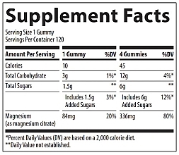 Suplement diety Magnez, żelki - Trace Minerals Magnesium Gummies Watermelon — Zdjęcie N2