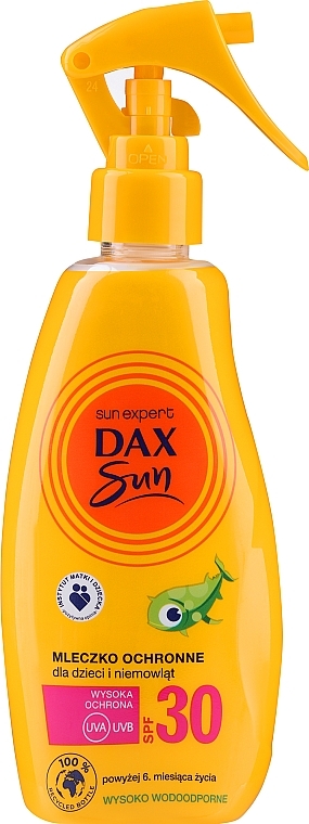 Mleczko do opalania dla dzieci od 6 miesiąca życia - DAX Sun Expert SPF 30 — Zdjęcie N1