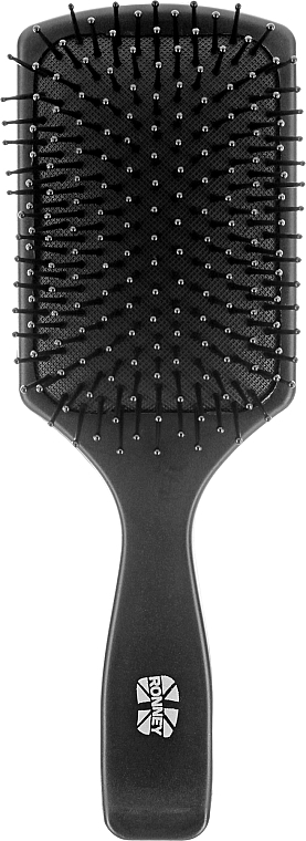 Płaska szczotka do włosów, 147 mm, czarna - Ronney Professional Flat Brush