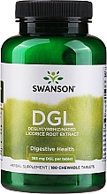 Kup Suplement diety Lukrecja Glicyryzynian, 385 mg - Swanson DGL Deglycyrrhizinated Licorice