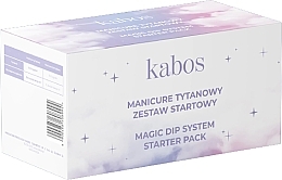 Zestaw, 11 produktów - Kabos Magic Dip System Nude Set — Zdjęcie N1