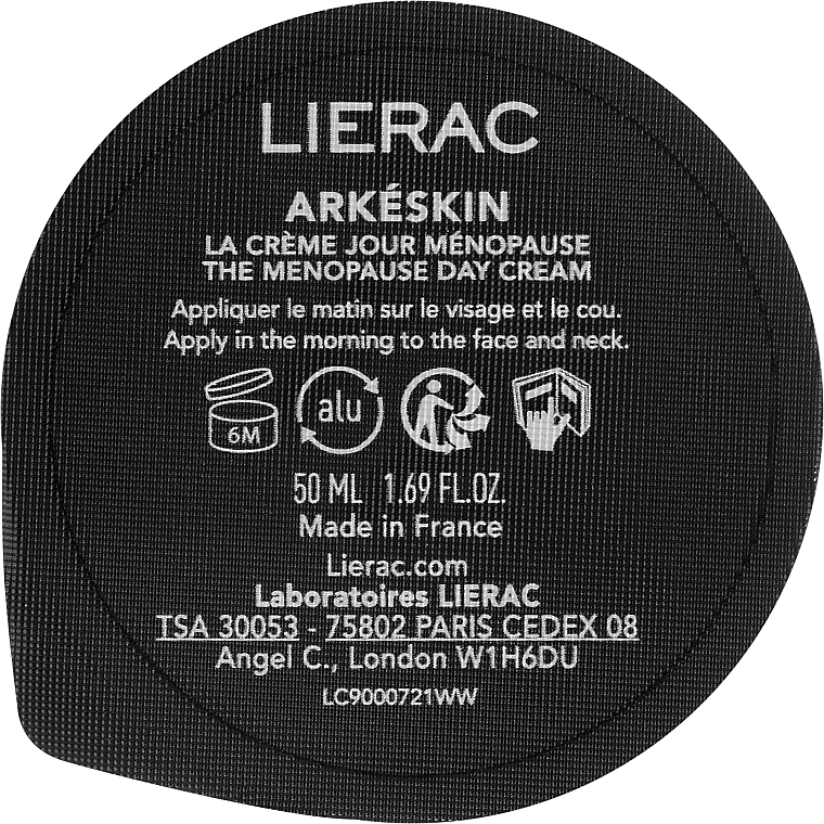 Krem do twarzy na dzień - Lierac Arkeskin The Menopause Day Cream Refill (wymienny wkład) — Zdjęcie N2
