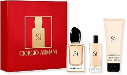 Kup Giorgio Armani Si - Zestaw (edp/50ml + edp/15ml + b/lot/75ml)