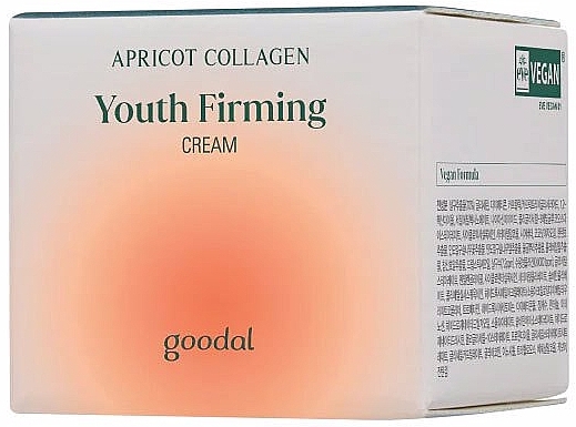 Odmładzający krem do twarzy z kolagenem z moreli - Goodal Apricot Collagen Youth Firming Cream — Zdjęcie N1