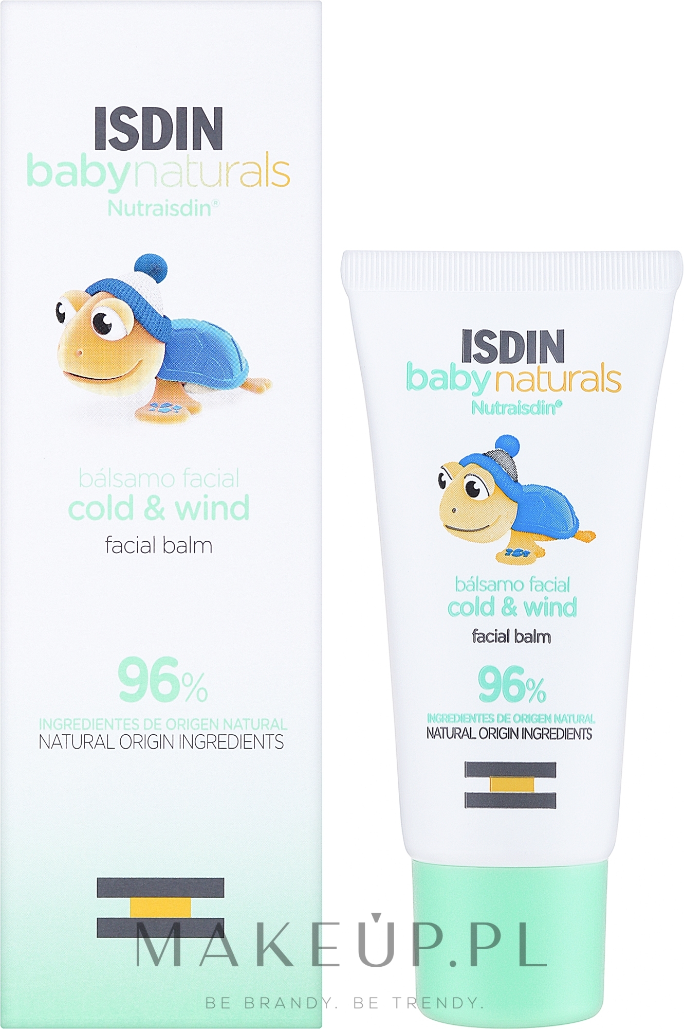 Balsam do twarzy dla dzieci chroniący przed zimnem i wiatrem - Isdin Baby Naturals Cold & Wind Facial Balm — Zdjęcie 30 ml