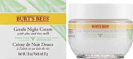 Krem na noc do skóry wrażliwej - Burt's Bees Sensitive Night Cream — Zdjęcie N2