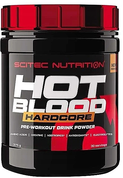 Kompleks przedtreningowy - Scitec Nutrition Hot Blood Hardcore Tropical Punch — Zdjęcie N1