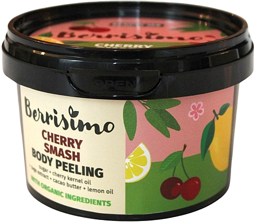 Peeling do ciała - Beauty Jar Berrisimo Cherry Smash Body Peeling — Zdjęcie N3