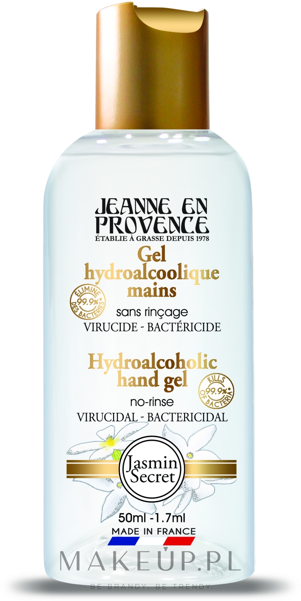 Jeanne en Provence Jasmin Secret - Żel do mycia rąk  — Zdjęcie 50 ml