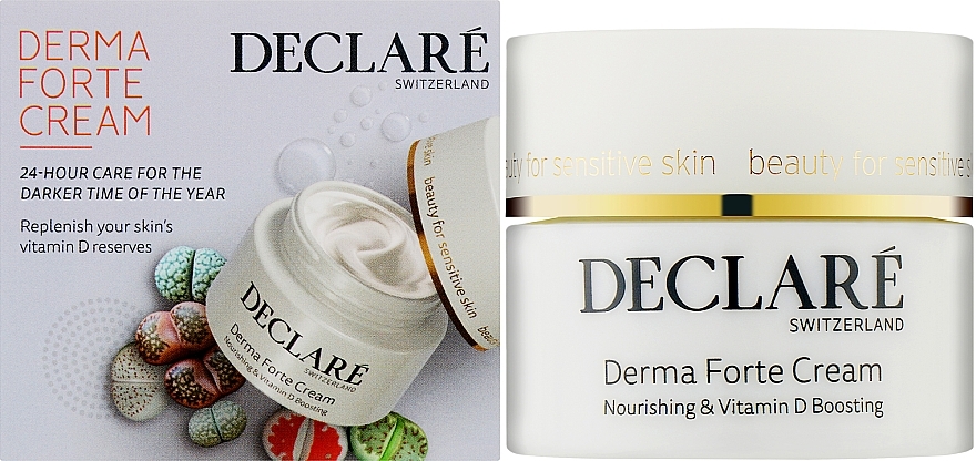 Krem odżywczy do twarzy z witaminą D - Declare Derma Forte Cream Nourishing & Vitamin D Boosting — Zdjęcie N2