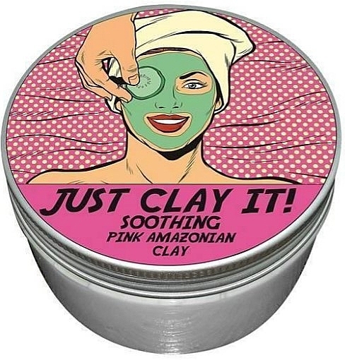 Łagodząca glinka różowa do twarzy - New Anna Cosmetics Just Clay It! Soothing Softening Pink Amazonian Clay — Zdjęcie N1