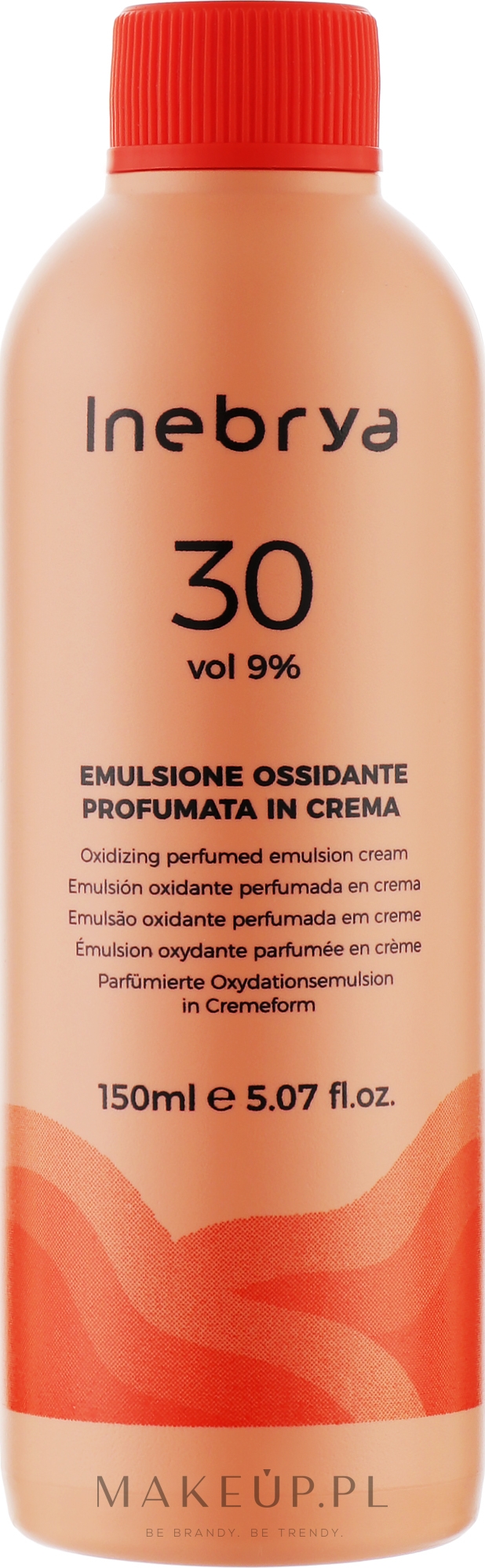 Perfumowana emulsja oksydacyjna do włosów 9% - Inebrya Hydrogen Peroxide — Zdjęcie 150 ml