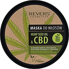 Kup Maska do włosów - Revers Hair Mask With Natural Hemp Oil With CBD