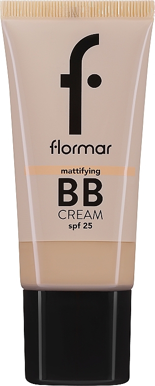 Matujący krem BB - Flormar Mattifying BB Cream SPF 25 — Zdjęcie N1