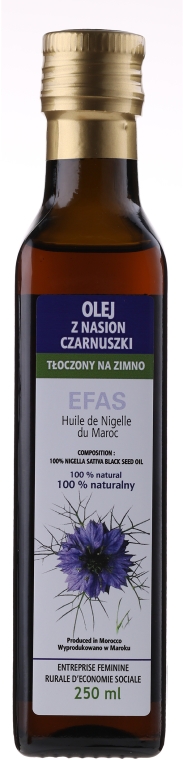 100% naturalny olej z nasion czarnuszki - Efas — Zdjęcie N2