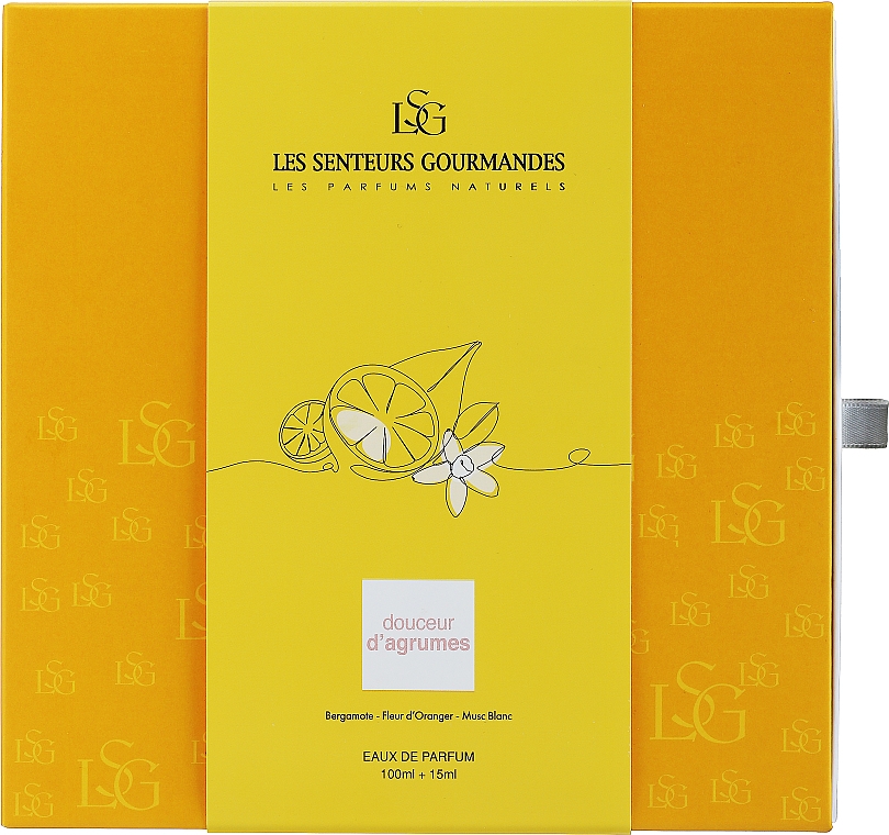 Les Senteurs Gourmandes Douceur D'agrumes - Zestaw (edp/100 ml + edp/mini/15 ml) — Zdjęcie N1