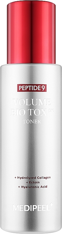 Odmładzający tonik z kompleksem peptydowym i kolagenem - MEDIPEEL Peptide 9 Volume Bio Tox Toner Pro — Zdjęcie N1