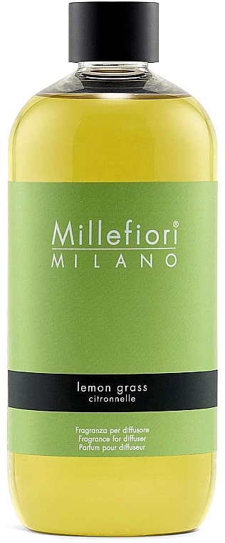 Wkład do dyfuzora zapachowego - Millefiori Milano Natural Lemon Grass Diffuser Refill — Zdjęcie N1