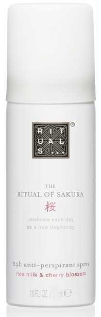 Antyperspirant w sprayu Mleko ryżowe i kwiat wiśni - Rituals The Ritual Of Sakura Antiperspirant Spray — Zdjęcie N2