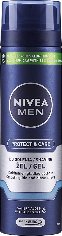 Ochronny żel do golenia - NIVEA MEN Protecting Shaving Gel — Zdjęcie N3