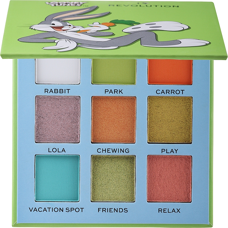 Paleta cieni do powiek, 9 kolorów - I Heart Revolution Looney Tunes Shadow Palette — Zdjęcie N1