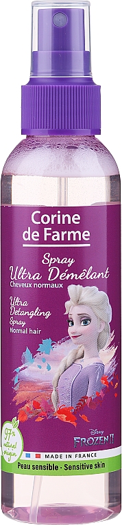 Spray ułatwiający rozczesywanie włosów dla dzieci - Corine de Farme Disney Frozen II Spray