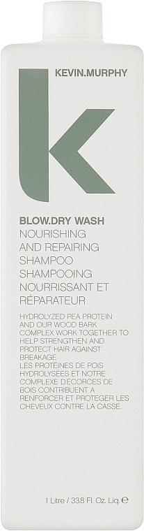 Termoochronny szampon naprawczy do włosów z hydrolizowanym białkiem groszku - Kevin Murphy Blow.Dry Rinse — Zdjęcie N1