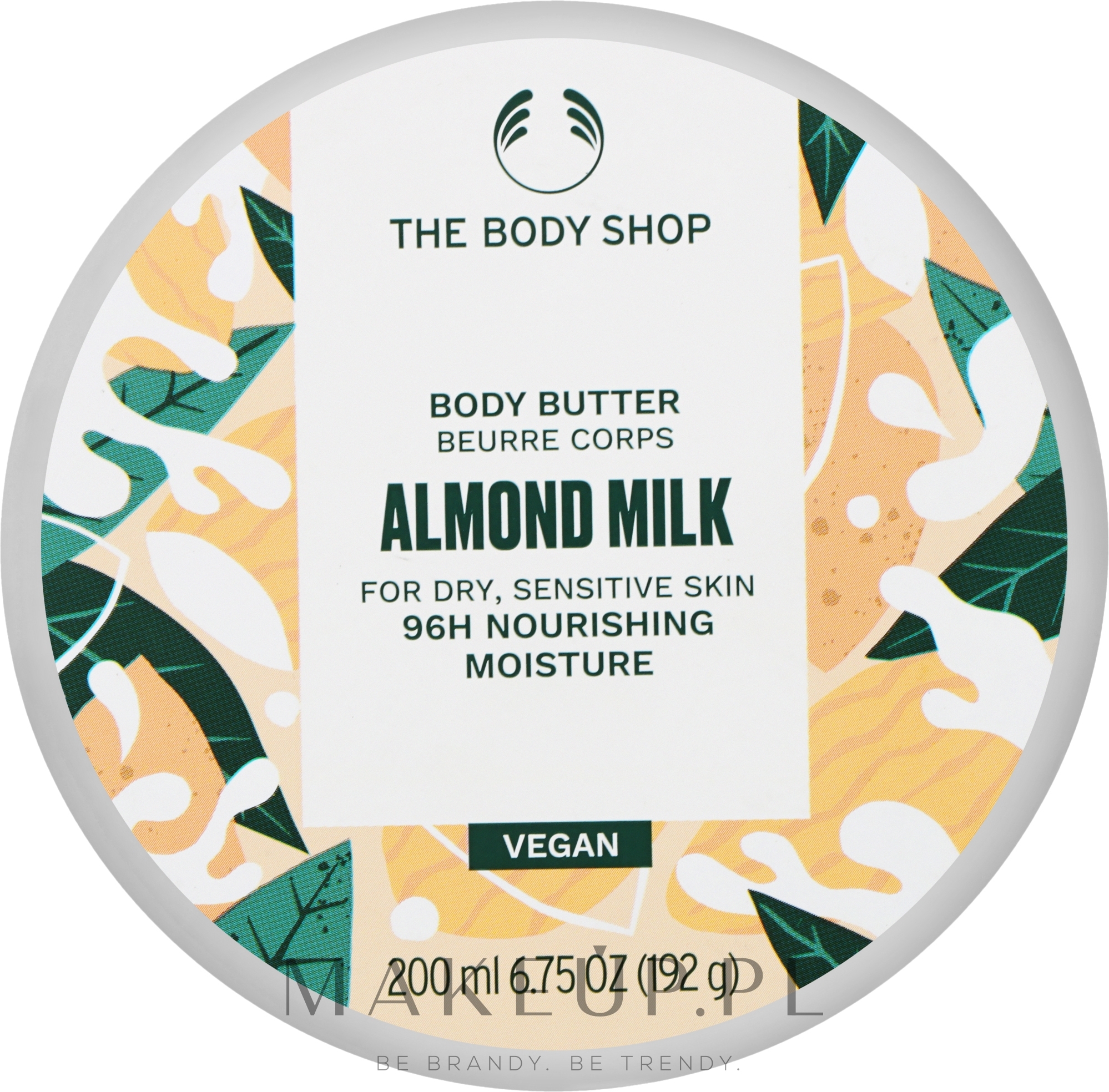 Masło do ciała Mleko migdałowe - The Body Shop Almond Milk Vegan Body Butter — Zdjęcie 200 ml