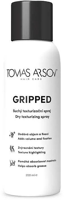 Spray do stylizacji włosów na sucho - Tomas Arson Gripped Dry Texturizing Spray — Zdjęcie N1