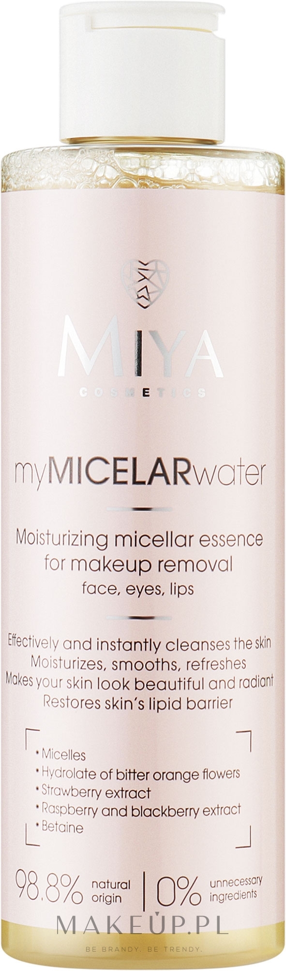 Nawilżający płyn micelarny do demakijażu - Miya Cosmetics My Micelar Water — Zdjęcie 200 ml