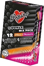 Prezerwatywy, 12 sztuk - Pepino Double Mix — Zdjęcie N1