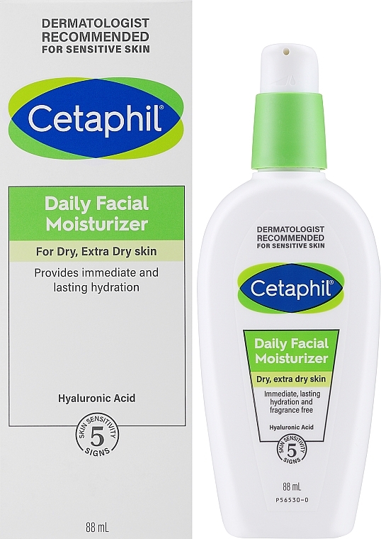 Krem nawilżający do twarzy na dzień - Cetaphil Daily Facial Moisturizer With Hyaluronic Acid — Zdjęcie N1