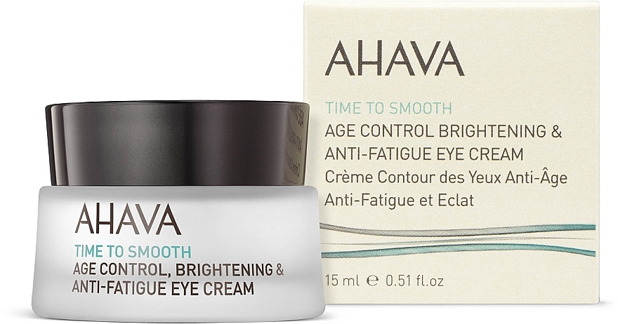 Odmładzający krem wygładzający na okolice oczu - Ahava Age Control Eye Cream — Zdjęcie N2