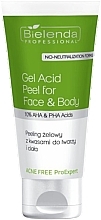 Peeling żelowy z kwasami do twarzy i ciała - Bielenda Professional Acne Free Pro Expert Gel Acid Peel For Face And Body  — Zdjęcie N1